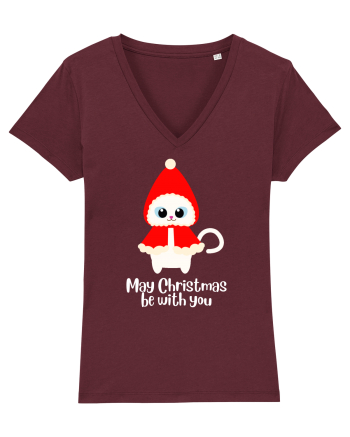 may christmas be with you Burgundy
