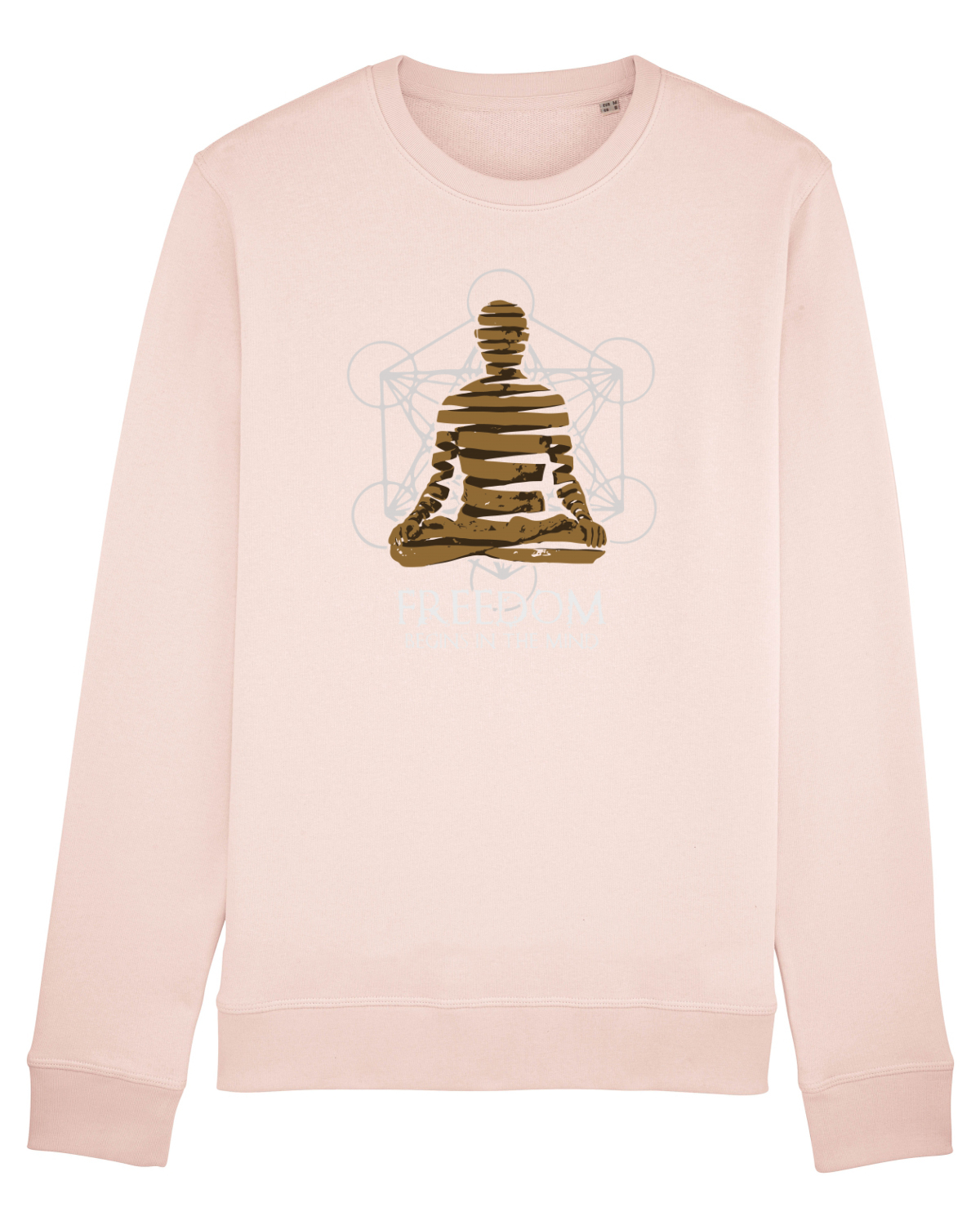 Bluză mânecă lungă Unisex Rise Candy Pink