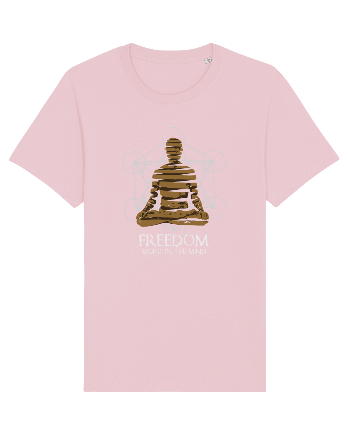 Tricou mânecă scurtă Unisex Rocker Cotton Pink