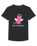 don t stop believing Tricou mânecă scurtă guler larg Bărbat Skater