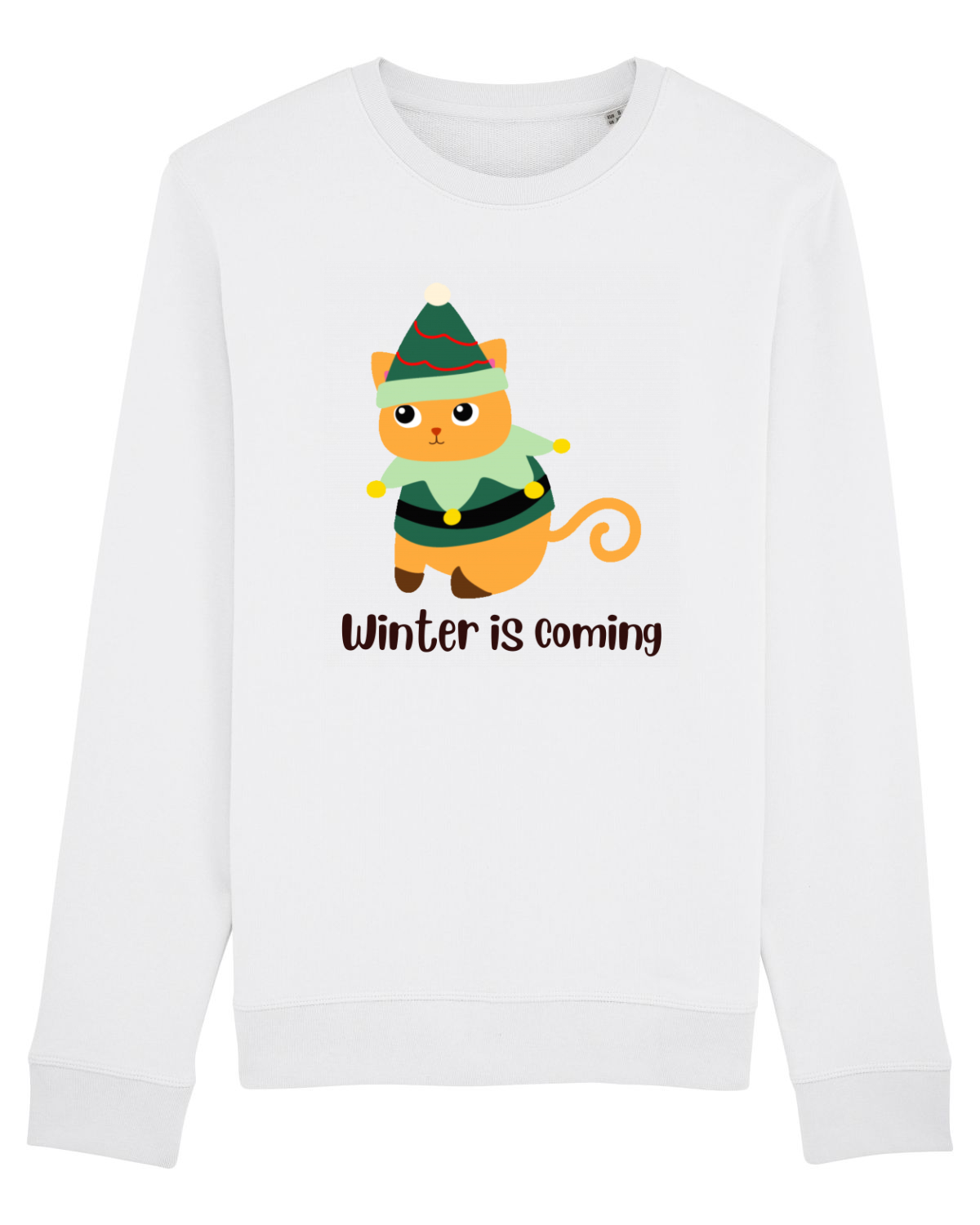 Bluză mânecă lungă Unisex Rise White