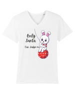 only santa Tricou mânecă scurtă guler V Bărbat Presenter