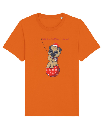 only santa can judge me Bright Orange