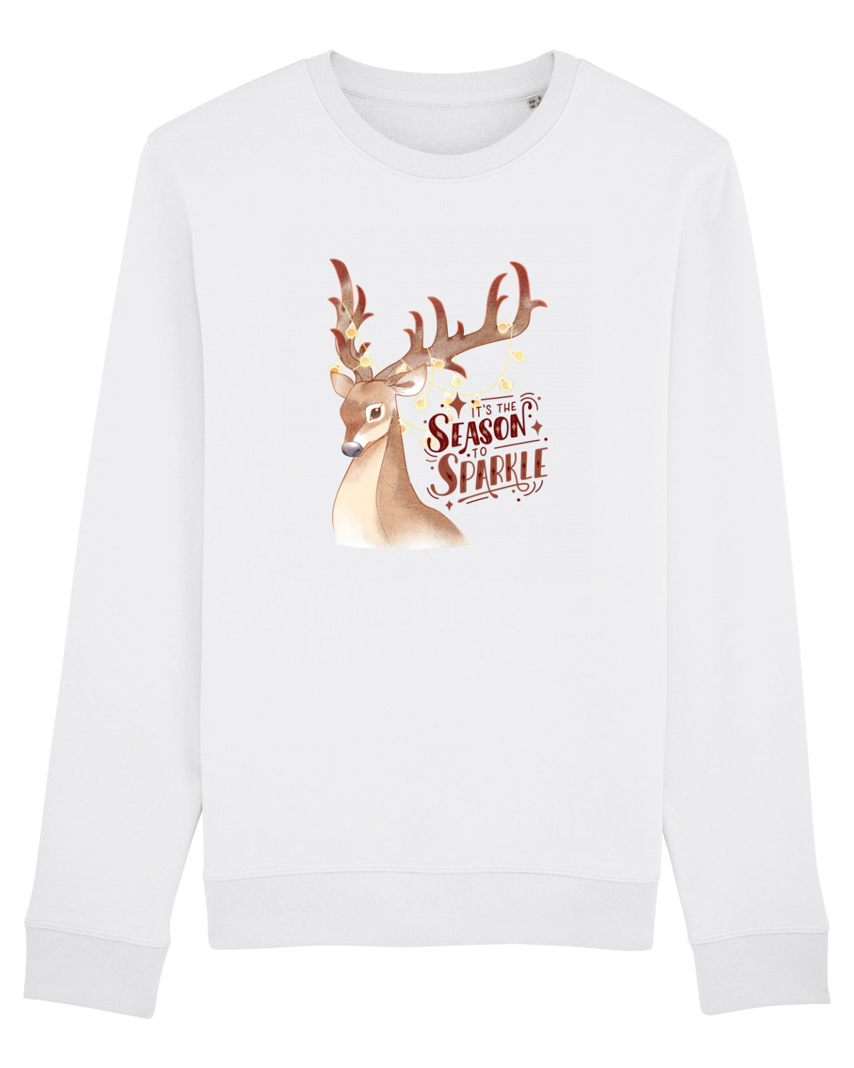 Bluză mânecă lungă Unisex Rise White