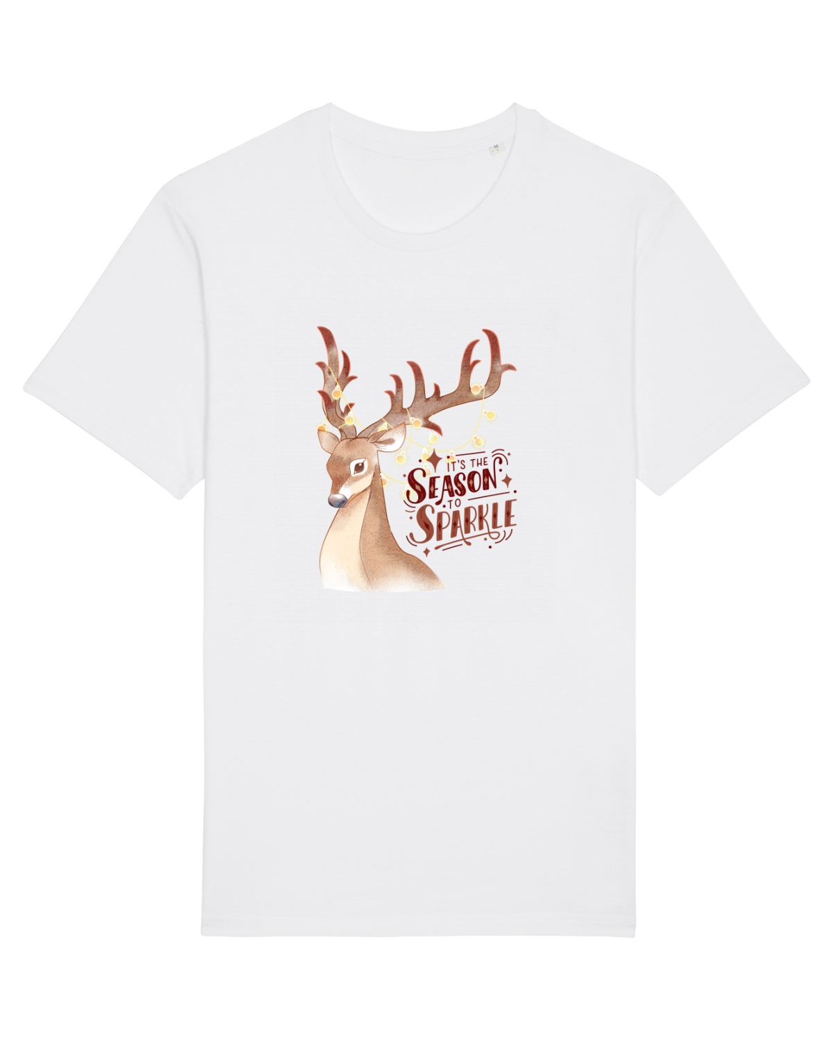 Tricou mânecă scurtă Unisex Rocker White