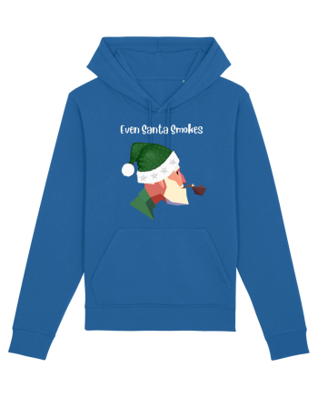 even santa smokes  Royal Blue