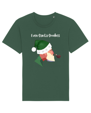even santa smokes  Bottle Green