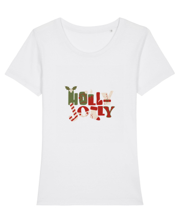 holly jolly White