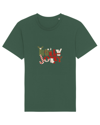 holly jolly Bottle Green