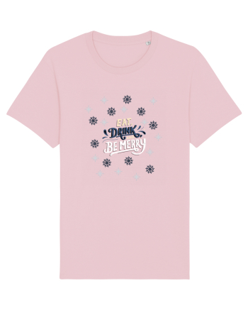 eat and be merry Cotton Pink