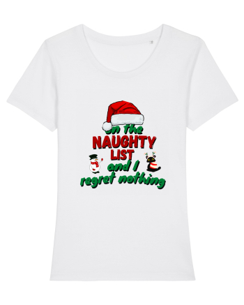 on the naughty list... White