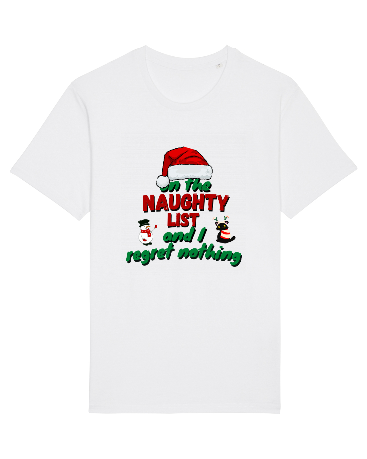 Tricou mânecă scurtă Unisex Rocker White