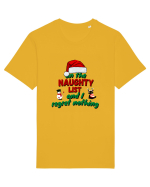 on the naughty list... Tricou mânecă scurtă Unisex Rocker