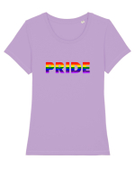 PRIDE Tricou mânecă scurtă guler larg fitted Damă Expresser