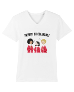 primiti cu colindul? Tricou mânecă scurtă guler V Bărbat Presenter