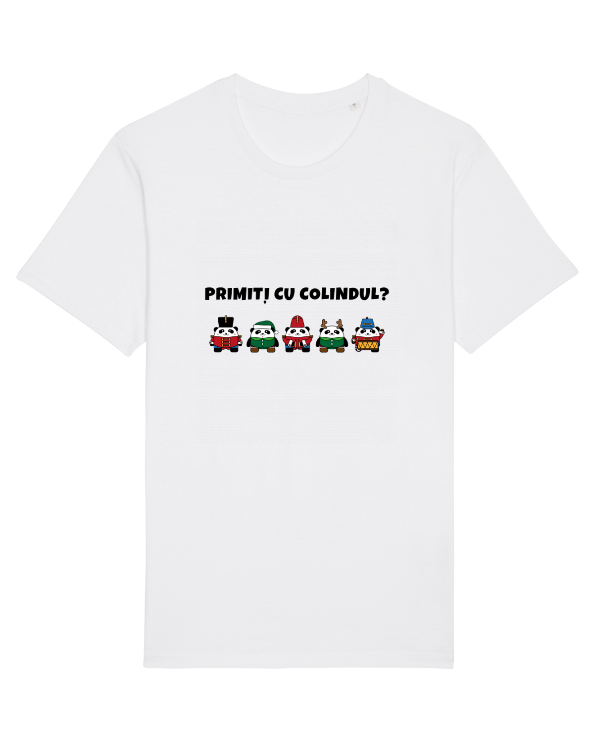 Tricou mânecă scurtă Unisex Rocker White