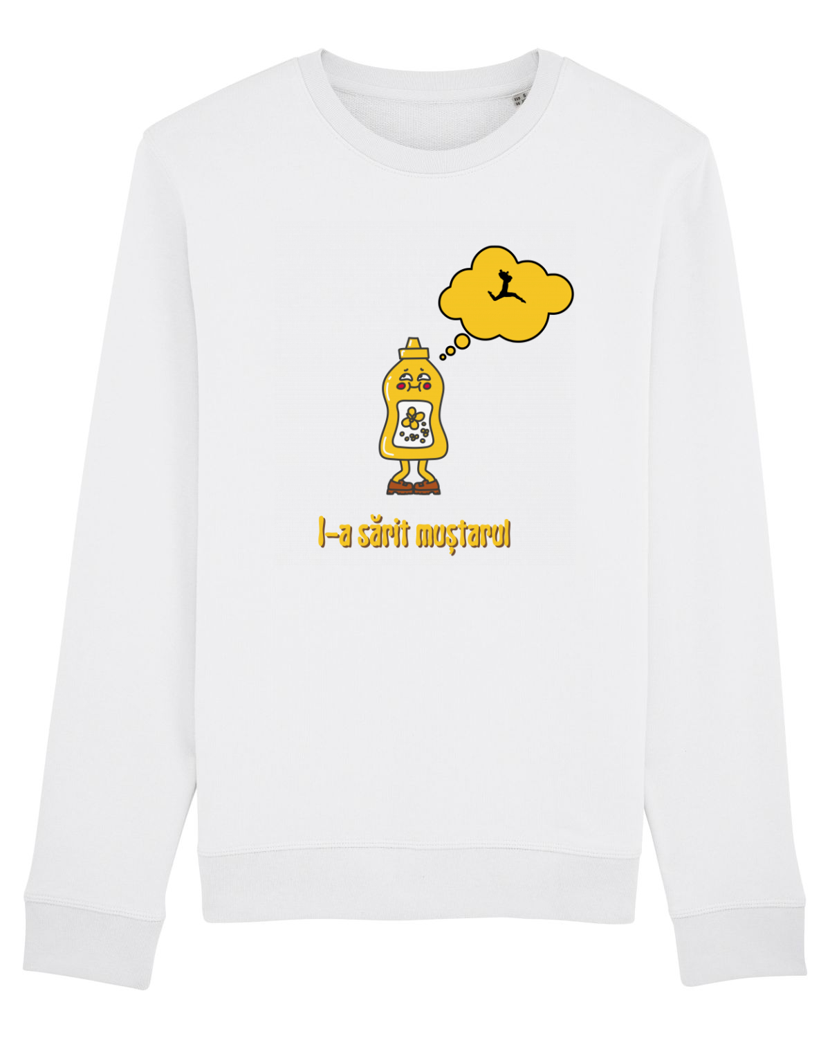 Bluză mânecă lungă Unisex Rise White