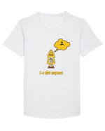 i a sarit mustarul Tricou mânecă scurtă guler larg Bărbat Skater