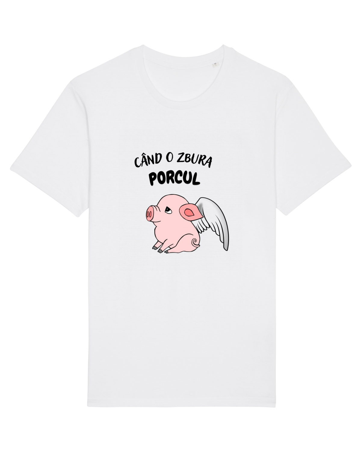 Tricou mânecă scurtă Unisex Rocker White
