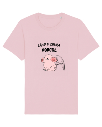 cand o zbura porcul Cotton Pink