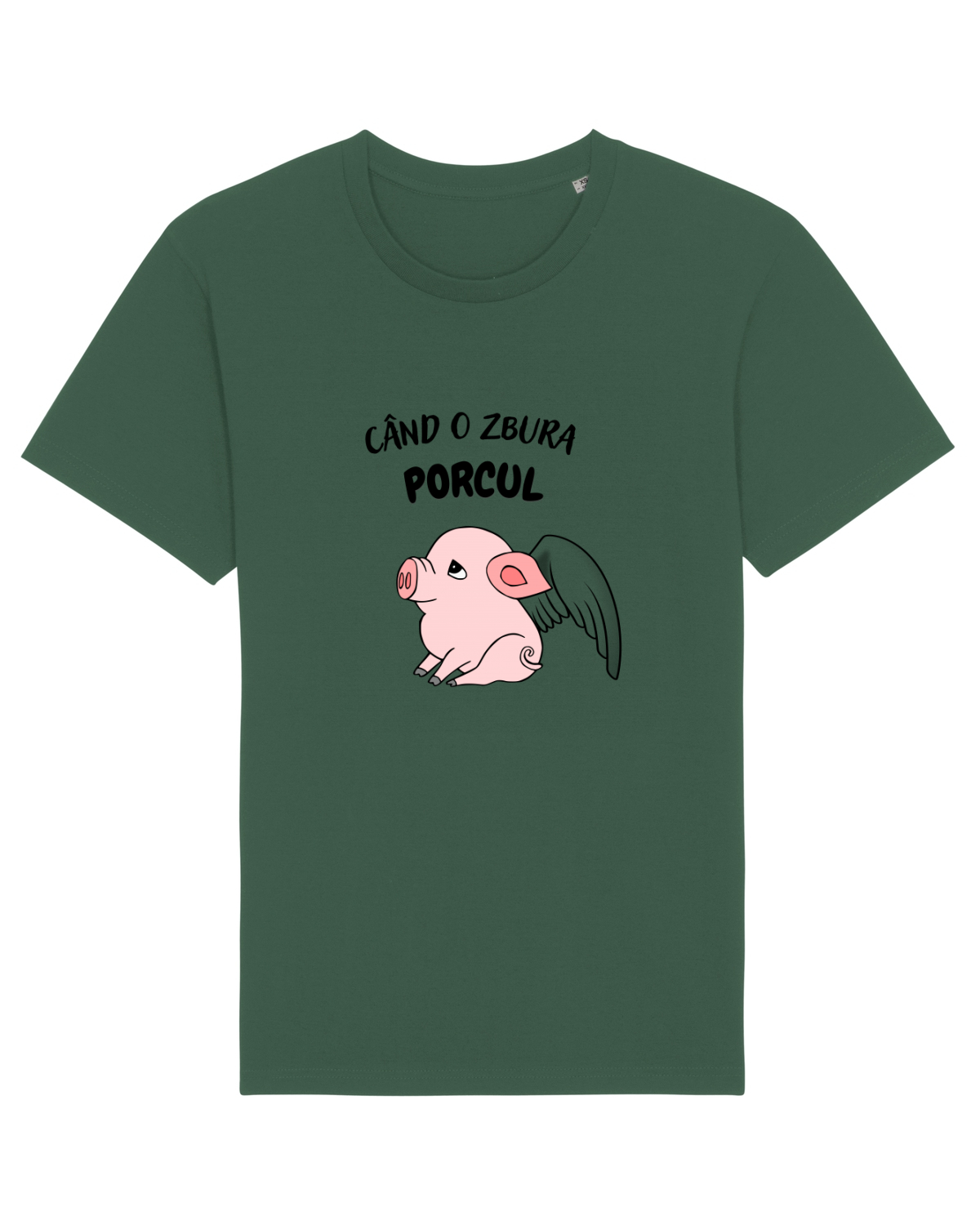 Tricou mânecă scurtă Unisex Rocker Bottle Green