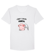 cand o zbura porcul Tricou mânecă scurtă guler larg Bărbat Skater