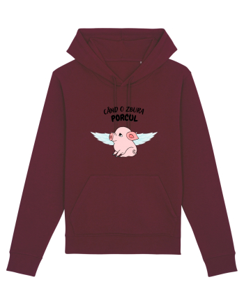 cand o zbura porcul Burgundy