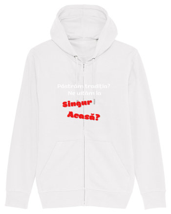 pastram traditia singur acasa? White