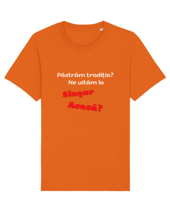 pastram traditia singur acasa? Bright Orange