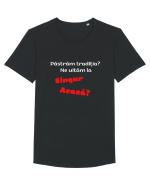 pastram traditia singur acasa? Tricou mânecă scurtă guler larg Bărbat Skater