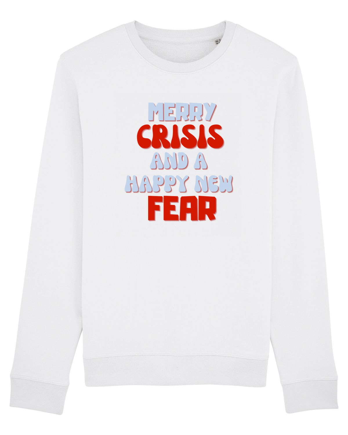 Bluză mânecă lungă Unisex Rise White