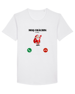 mos craciun is calling... Tricou mânecă scurtă guler larg Bărbat Skater