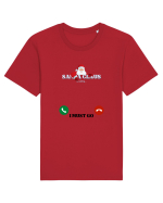 santa claus Tricou mânecă scurtă Unisex Rocker