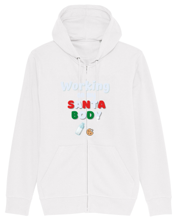 working on my santa body White