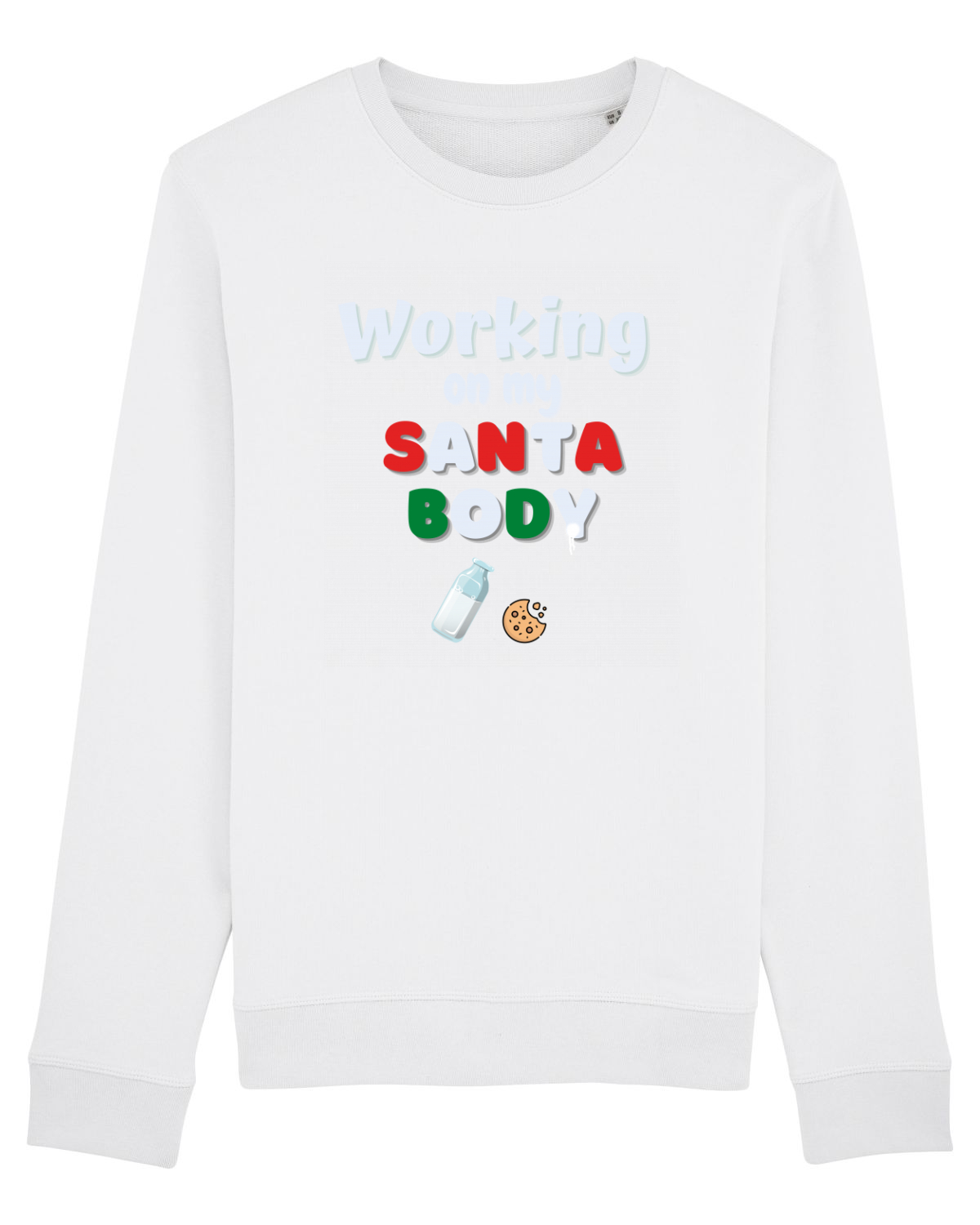 Bluză mânecă lungă Unisex Rise White