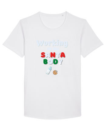 working on my santa body White