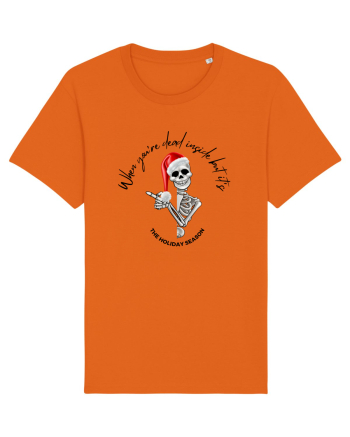 the holiday season Bright Orange