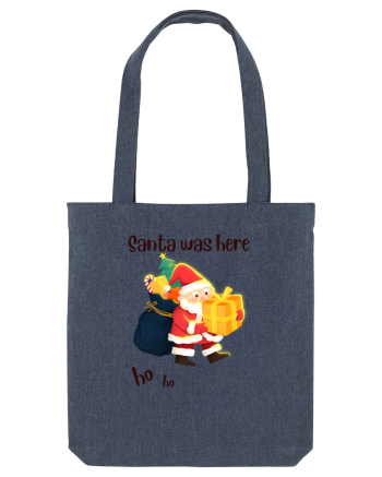 santa was here Midnight Blue