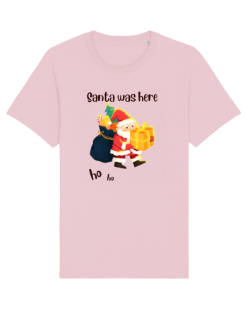 santa was here Cotton Pink