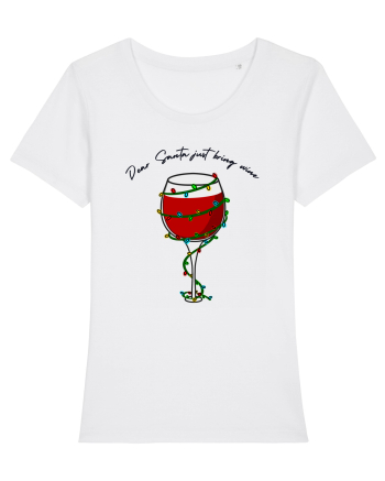dear santa just bring wine White