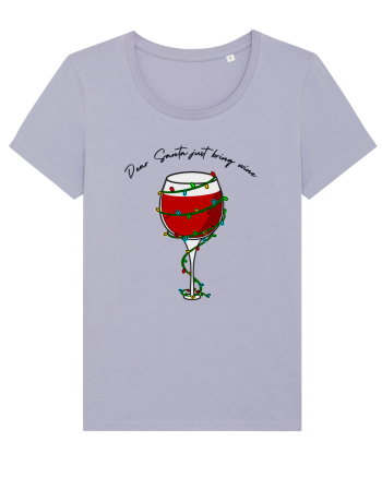 dear santa just bring wine Lavender