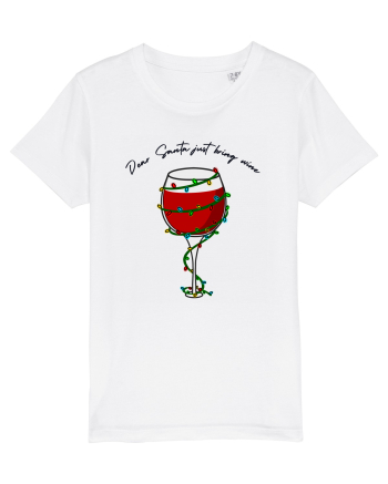 dear santa just bring wine White