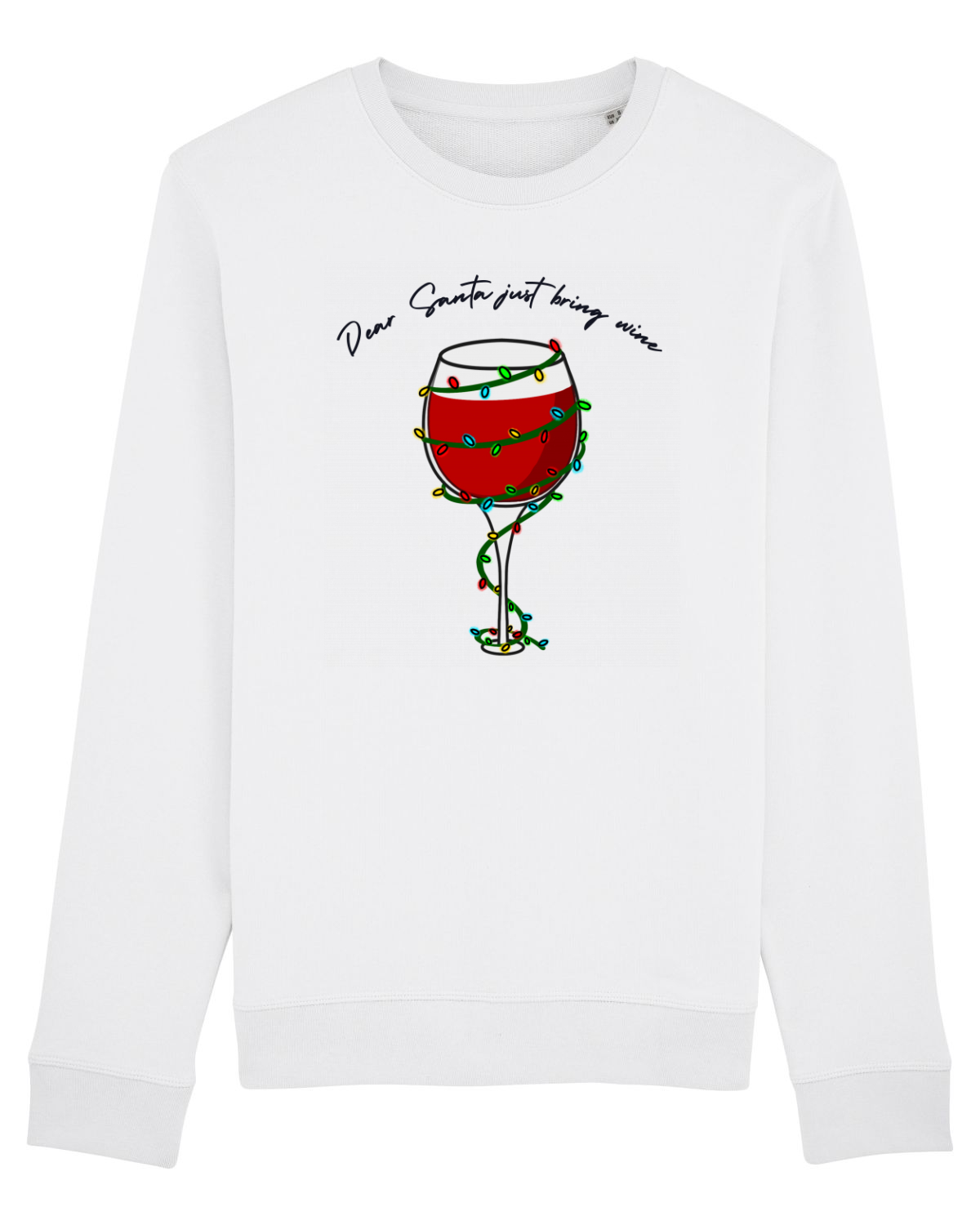Bluză mânecă lungă Unisex Rise White