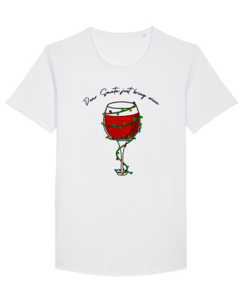 dear santa just bring wine White
