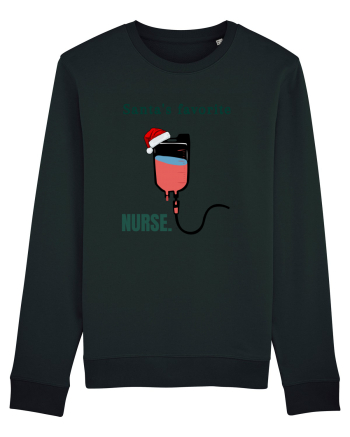 santa s favorite nurse Black