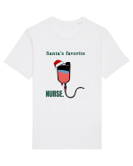 santa s favorite nurse Tricou mânecă scurtă Unisex Rocker