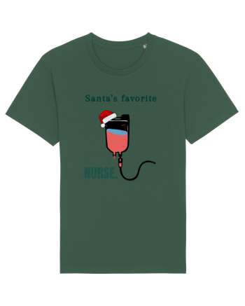 santa s favorite nurse Bottle Green