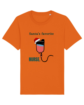santa s favorite nurse Bright Orange