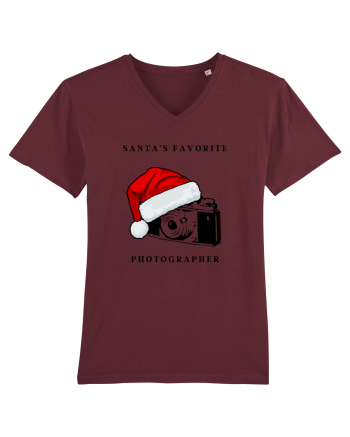 santa s favorite photographer Burgundy