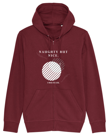 naughty but nice i multitask Burgundy